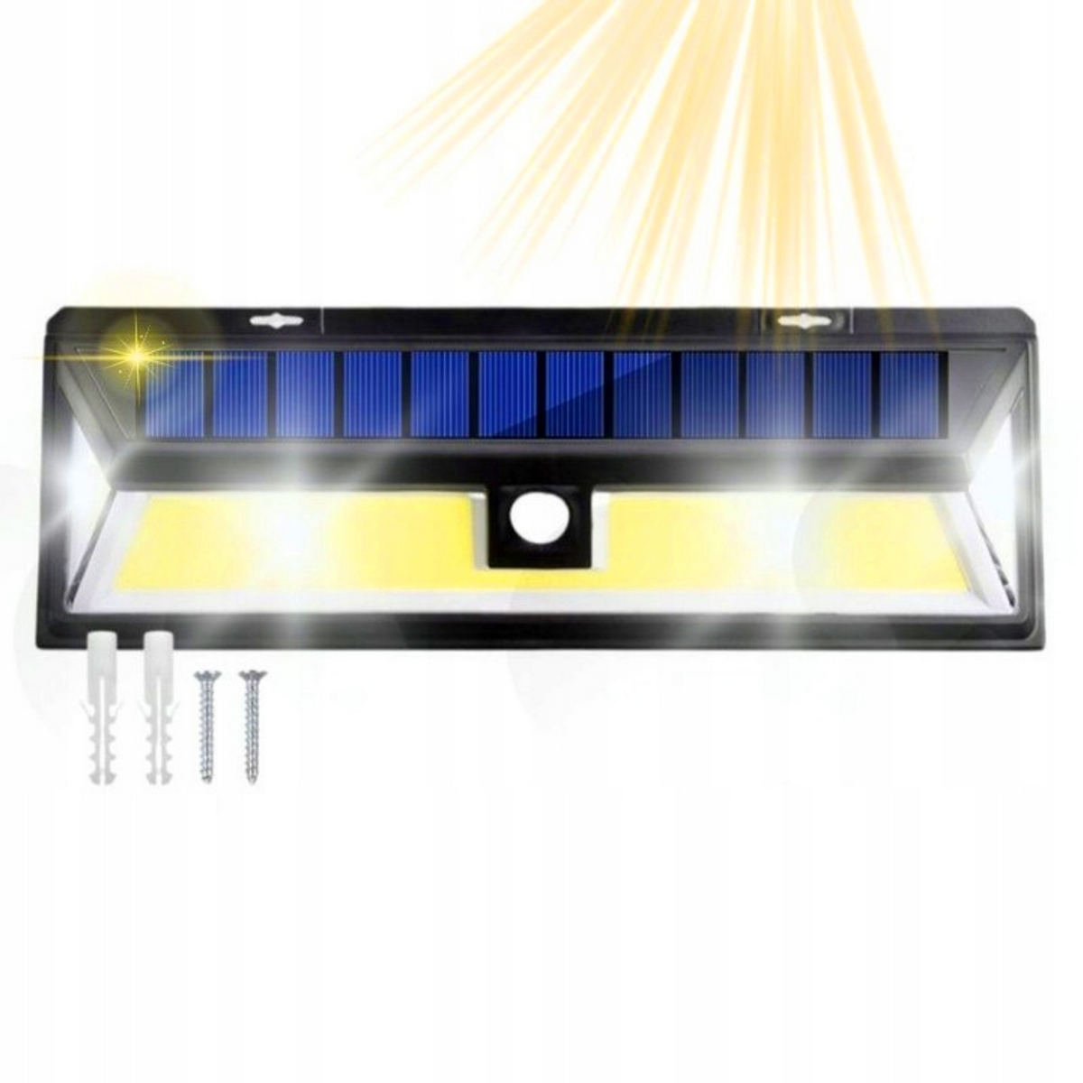 Pouličné svietidlo GFSTAV 340 W 1000 lm, solárne napájanie
